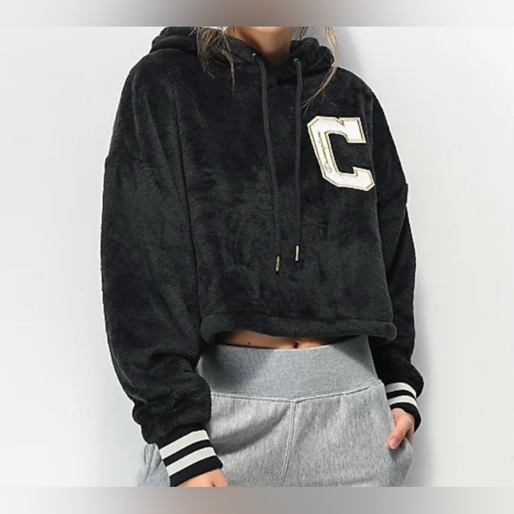 Champion Cropped Top Hoodie